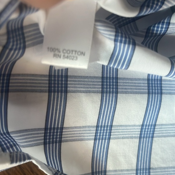 Banana Republic non iron slim fit Striped Button down shirt Size L - Picture 6 of 9